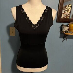 SPANX, Like New, Black Lace, Tank Top